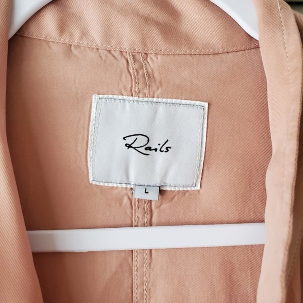 RAILS Rowen Anorak Utility Button Down Jacket sz L - Picture 7 of 8